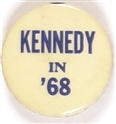 Kennedy in 68 Blue Letters