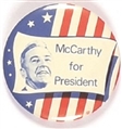McCarthy for President Blue Photo