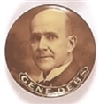 Gene Debs Socialist Sepia Pin