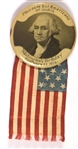 Washington Birthday 1914 Celluloid and Ribbon