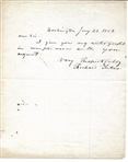 Richard Yates Autographed Letter