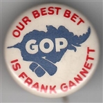 Our Best Bet is Frank Gannett 
