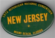New Jersey 1972 Convention Pin 