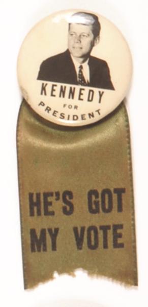  Kennedy, He’s Got My Vote
