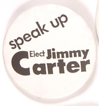  Speak Up Jimmy Carter Georgia Gov. Pin