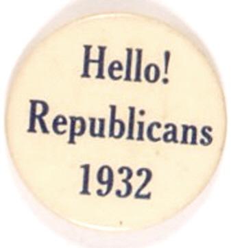 Hoover Hello Republicans