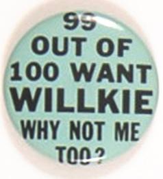 Willkie 99 Out of 100