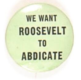 Willkie Roosevelt Abdicate