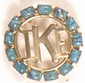 Ike Blue Jewelry Pin
