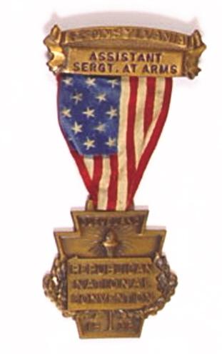 Landon Convention Badge