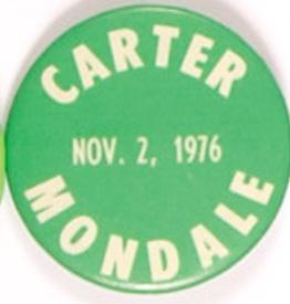 Carter, Mondale Nov. 7