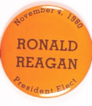 Reagan President Elect