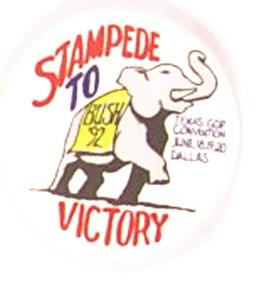 Bush Stampede to Victory