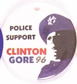 Police Support Clinton