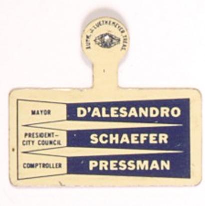 D`Alesandro Baltimore Mayor