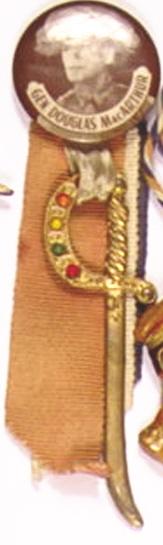 MacArthur Pin with Sword