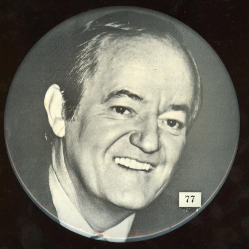 Hubert Humphrey 6 Inch Celluloid