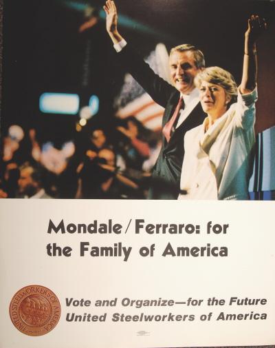 Mondale Ferraro Steelworkers