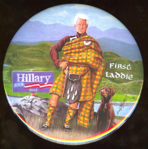 Bill Clinton, First Laddie 6 Inch Celluloid