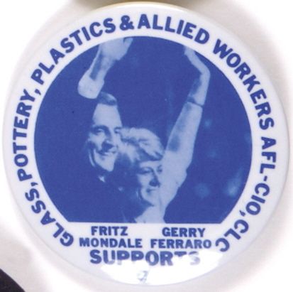 Glass and Pottery Workers for Mondale-Ferraro