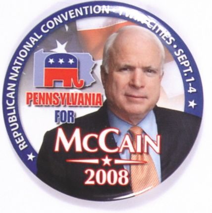 McCain Pennsylvania Convention