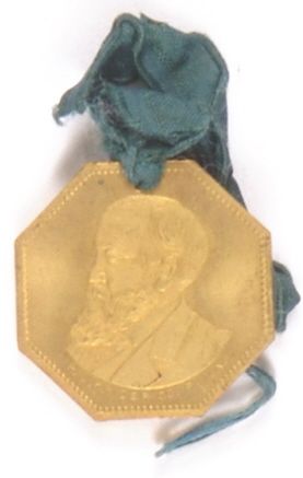 Benjamin Harrison 1888 Brass