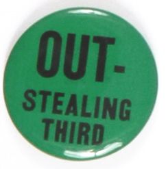 Out Stealing Third Green Version