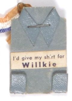 Give My Shirt for Willkie