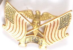Willkie Enamel Flags