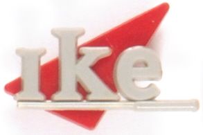 Ike Plastic Pinback