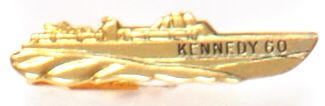 JFK PT Boat Tie Clasp