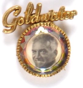 Goldater Glass Pinback