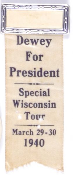 Dewey Wisconsin Tour Ribbon
