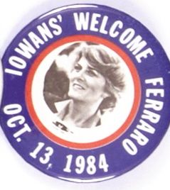 Iowa Welcomes Ferraro