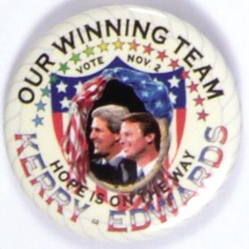 Kerry-Edwards Winning Team