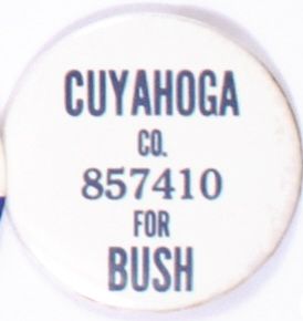 Cuyahoga Co. Ohio for Bush