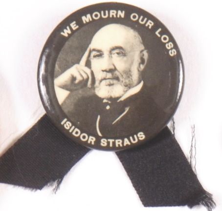 Isador Straus Titanic Pin