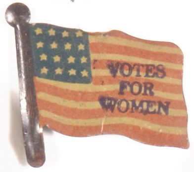 Votes for Women Flag Lithograph