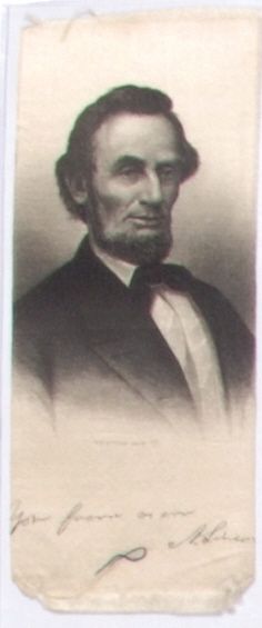 Rare Lincoln Ribbon
