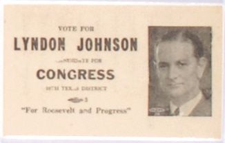 Lyndon Johnson for Congress