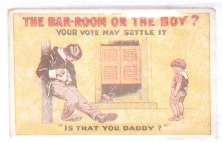 Bar Room or Boy Postcard
