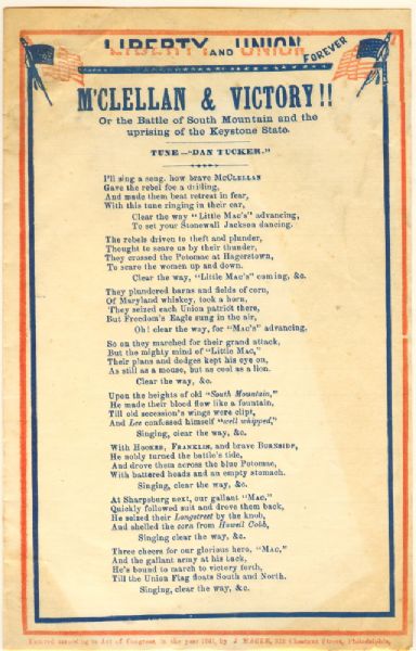 McClellan and Victory 1864 Song