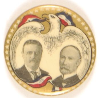 Roosevelt-Fairbanks Rare Eagle Jugate