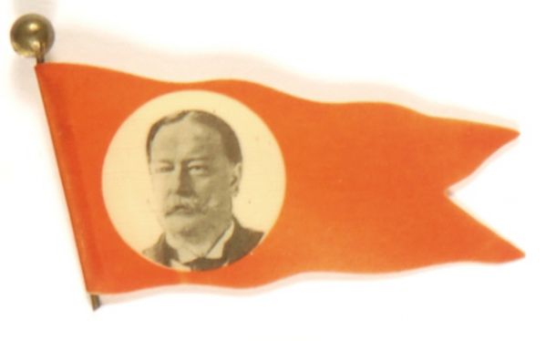 William Howard Taft Celluloid Flag