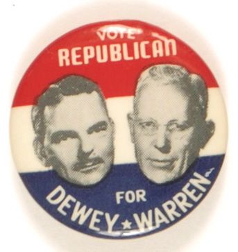 Vote Republican for Dewey-Warren