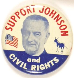 Support Johnson and Civil Rights
