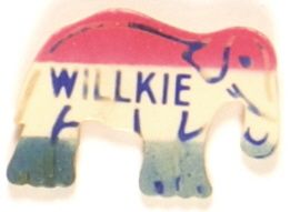Willkie Elephant Pin
