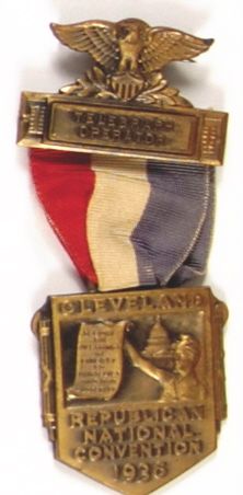 Landon 1936 Convention Badge