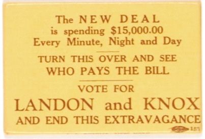 Landon Anti New Deal Mirror