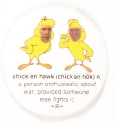 GW Bush Chicken Hawks